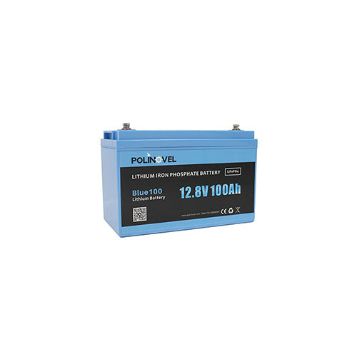 12V 100Ah HD Blue. Max 100Amp continuous current BMS. - Polinovel - Quality Source Ltd