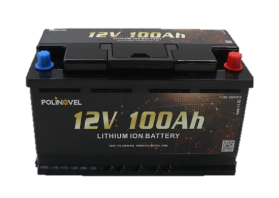 LiFePO4 HD Series Professional (150Amp Continuous BMS) Lithium Battery 12V 100Ah - Low Profile - Polinovel - Quality Source Ltd