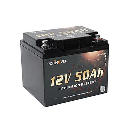 12V 60Ah Lithium Battery LiFePO4 HD Series - Polinovel - Quality Source Ltd