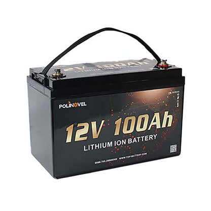 12V 100Ah Lithium Battery  LiFePO4  HD Series - Polinovel - Quality Source Ltd