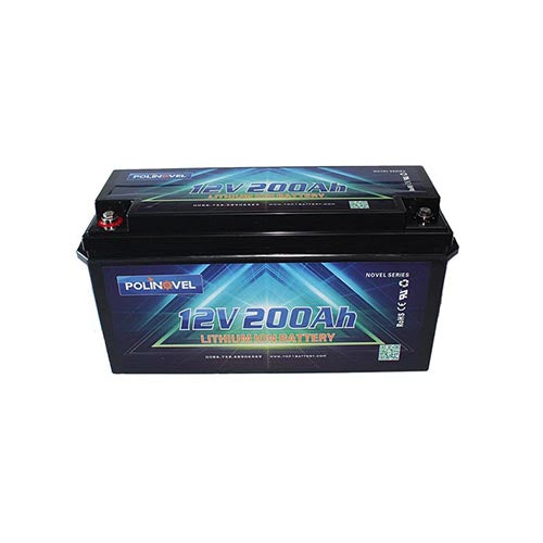 LiFePO4 battery Bluetooth  Novel Series 12V 200Ah - Polinovel - Quality Source Ltd