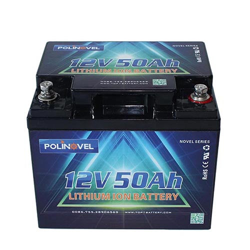 LiFePO4 battery Bluetooth Novel Series 12V 50Ah - Polinovel - Quality Source Ltd