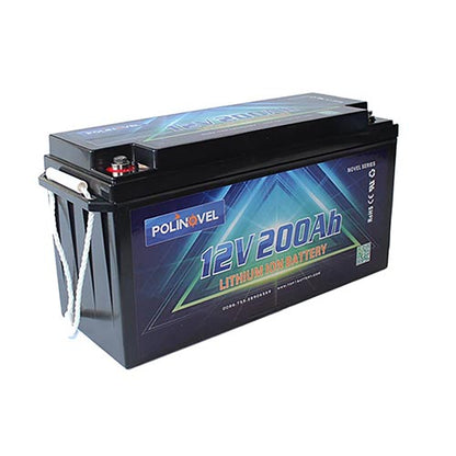 LiFePO4 battery Bluetooth  Novel Series 12V 200Ah - Polinovel - Quality Source Ltd