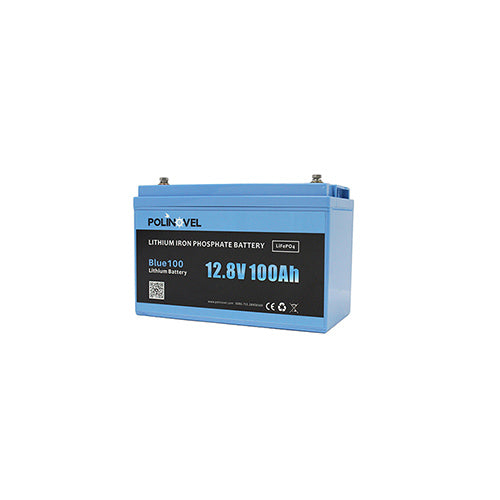 12V 100Ah HD Blue. Max 100Amp continuous current  BMS. - Polinovel - Quality Source Ltd