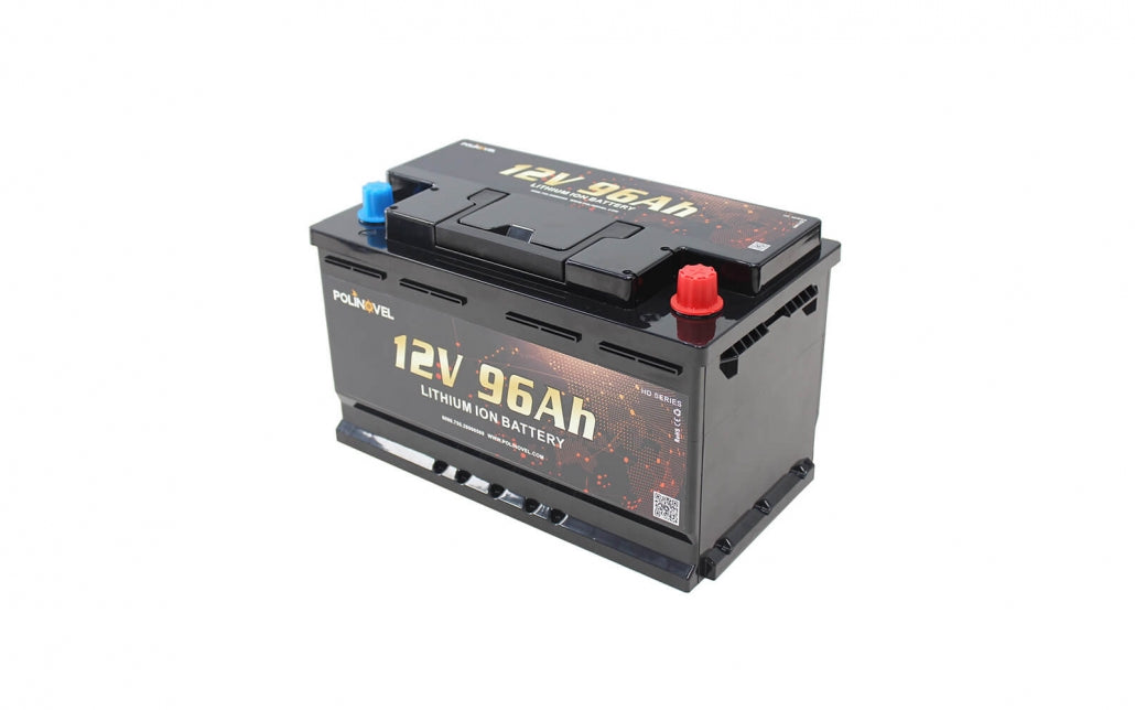 12V 100Ah Lithium Battery  LiFePO4  HD Series - Polinovel - Quality Source Ltd