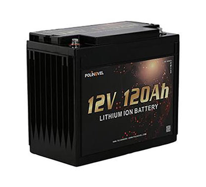 12V 120Ah Lithium Battery  LiFePO4  HD Series - Polinovel - Quality Source Ltd